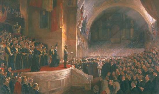 Tom roberts Opening of the First Parliament of the Commonwealth of Australia by H.R.H. The Duke of Cornwall and York